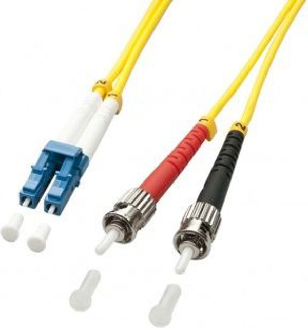 Lindy Patchcord οπτικών ινών LC/ST 9/125 Singlemode 1m