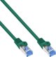 Lindy Καλώδιο Δικτύου Cat.6A S/FTP, TPE (LSZH), CCA, Πράσινο, 0.5m