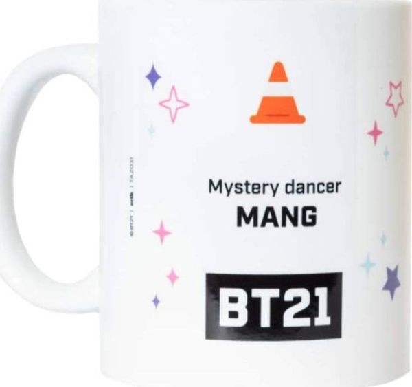 Κεραμική Κούπα Line Friends BT21, 300ml, 9.5x8cm, Κατάλληλη για Πλυντήριο Πιάτων