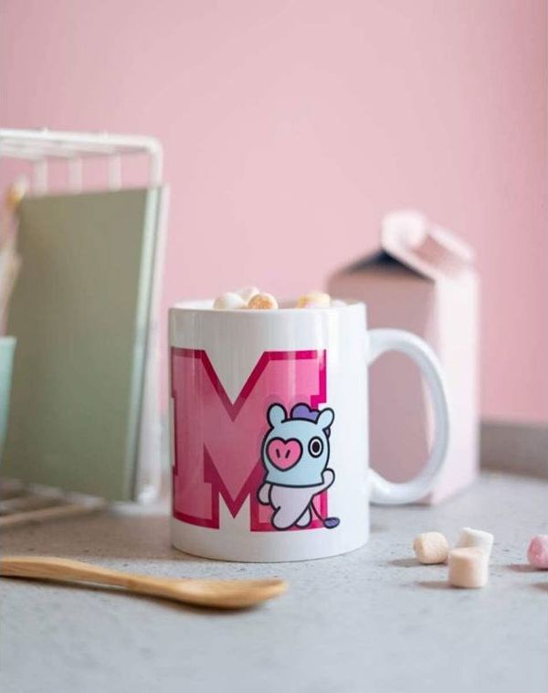Κεραμική Κούπα Line Friends BT21, 300ml, 9.5x8cm, Κατάλληλη για Πλυντήριο Πιάτων
