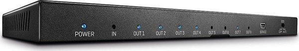 Lindy 38237 HDMI Splitter 1x8, 4K UHD, Μεταλλικό, Μαύρο