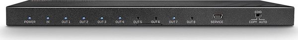 Lindy 38237 HDMI Splitter 1x8, 4K UHD, Μεταλλικό, Μαύρο