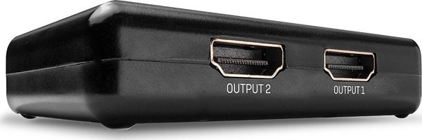 Lindy 38357 HDMI Splitter 2 Θυρών, 4K UHD, 10.2G, Μαύρο