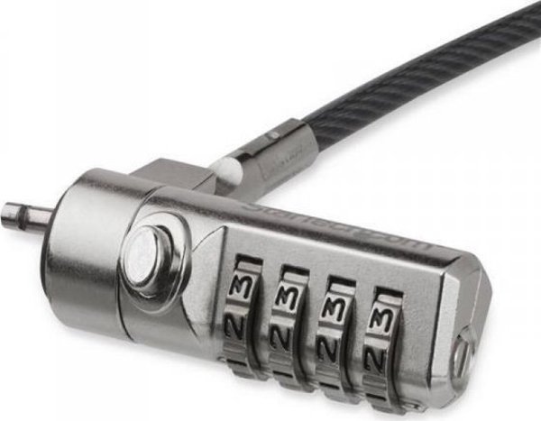 Καλώδιο Ασφαλείας StarTech LTLOCK4D, 2m, Μαύρο