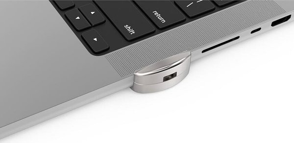 Προσαρμογέας κλειδώματος Compulocks Ledge για MacBook Pro 14" M1, M2 & M3 - Προσαρμογέας κλειδώματος ασφαλείας - για Apple MacBook Pro 14.2 in (M1, M2, M3)