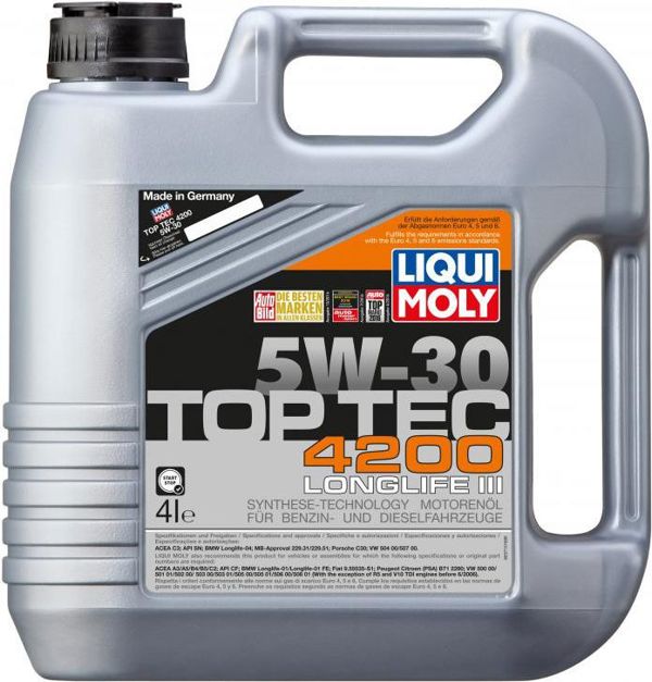 LIQUI MOLY Top Tec 4200 syntetyczny 5W-30 4L