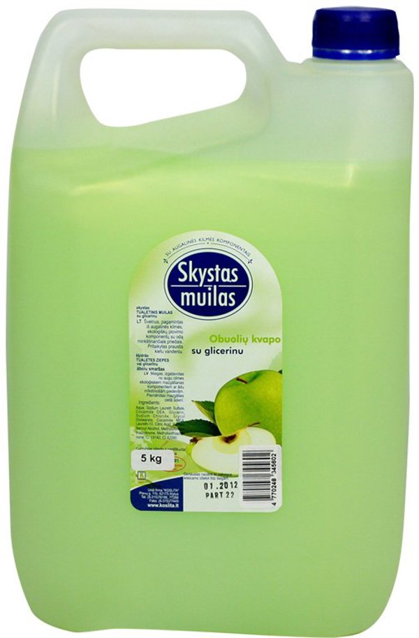 ΥΓΡΟ ΣΑΠΟΥΝΙ ΜΗΛΟ ΜΕ ΓΛΥΚ 5L (5.17KG)