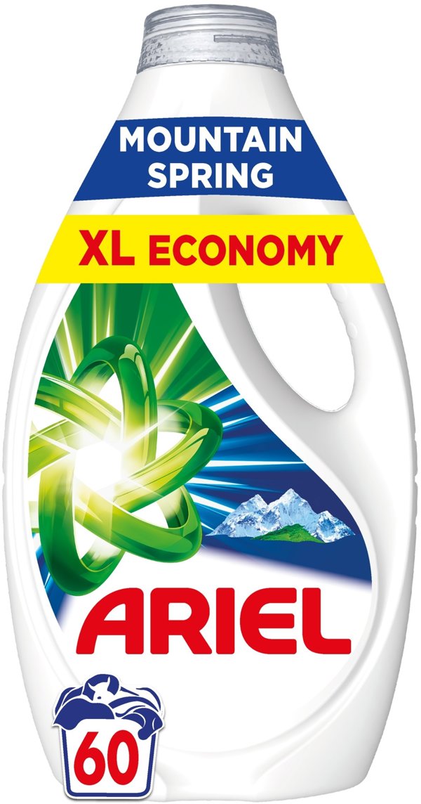 LIQUID DETERG ARIEL MOUNTAIN 60 WS 2.7L