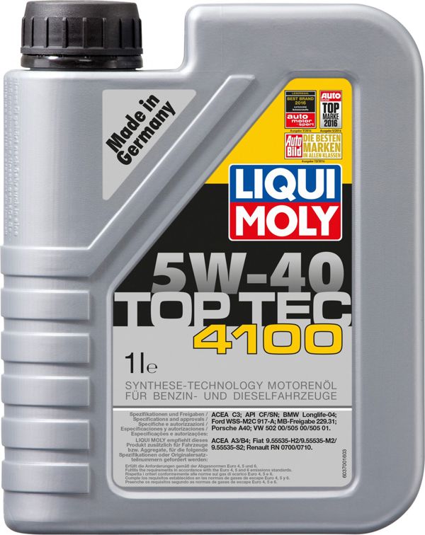 LIQUI MOLY Top Tec 4100 syntetyczny 5W-40 1L