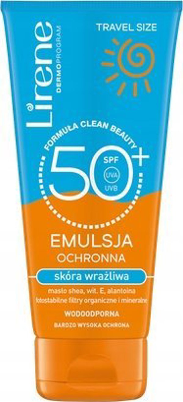 Lirene Sun Ενυδατικό Γαλάκτωμα Προστασίας, SPF50+, 90ml