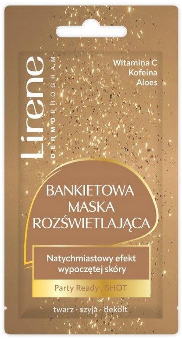 Lirene Bankietowa Φωτεινιστική Μάσκα Προσώπου 8ml