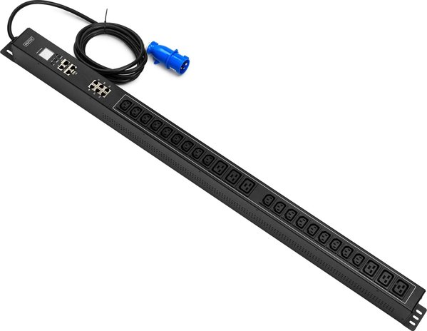 Πολύπριζο SMART PDU 0U, IEC 60309 16A/250V, 18xC13 10A/250V, 6xC19 16A/250V, 16A