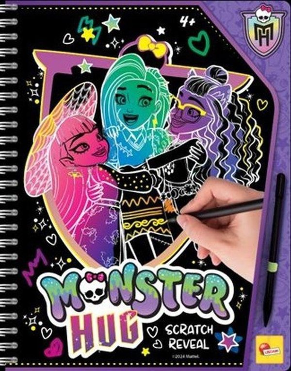 Lisciani Monster High Σημειωματάριο Ξυσίματος Αποκάλυψης για Παιδιά 5+ Ετών