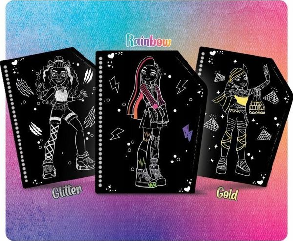Lisciani Monster High Σημειωματάριο Ξυσίματος Αποκάλυψης για Παιδιά 5+ Ετών