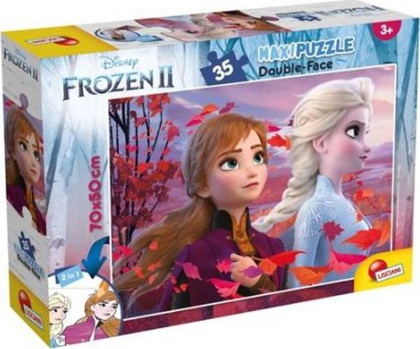 Lisciani Παζλ Supermaxi Frozen II, Διπλής Όψης, 35 Κομμάτια, 70x50 cm