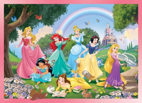 Lisciani Παζλ Maxi Διπλής Όψης Πριγκίπισσες Disney 108 Κομμάτια, 70x50cm, Για Παιδιά Από 3 Ετών