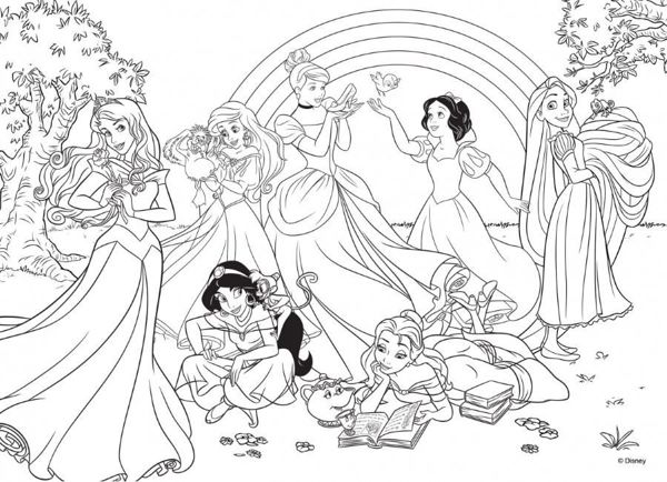 Lisciani Παζλ Maxi Διπλής Όψης Πριγκίπισσες Disney 108 Κομμάτια, 70x50cm, Για Παιδιά Από 3 Ετών