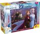 Lisciani Παζλ Διπλής Όψης Supermaxi Frozen II, 60 Κομμάτια, 70x50cm, Για Χρωμάτισμα, 3+ Ετών