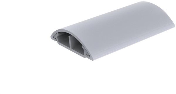 Listwa maskujaca przewody TV maskownica uniwersalna napodlogowa nascienna 34x10mm jasno szara 2m KOPOS