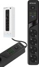 Tech-Protect Πολύπριζο P-04, 4 Θέσεις 230V, 4x USB & 2x Type-C, Προστασία Υπέρτασης, Μαύρο