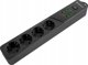 Tech-Protect Πολύπριζο P-04, 4 Θέσεις 230V, 4x USB & 2x Type-C, Προστασία Υπέρτασης, Μαύρο