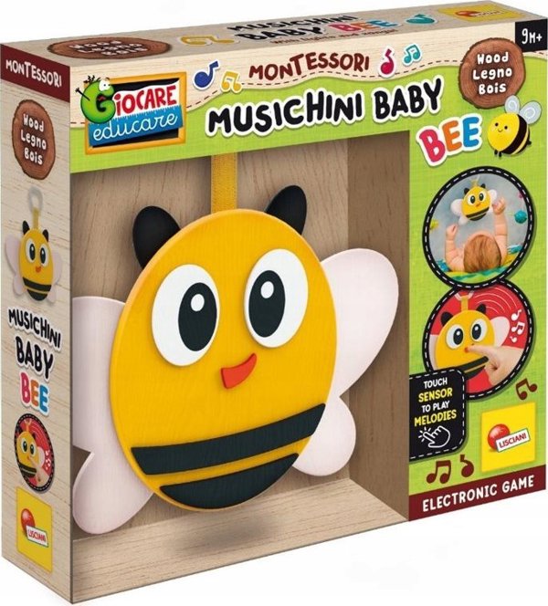 Lisciani Παιχνίδι Montessori Wood - Μουσική Μέλισσα για Αγόρια