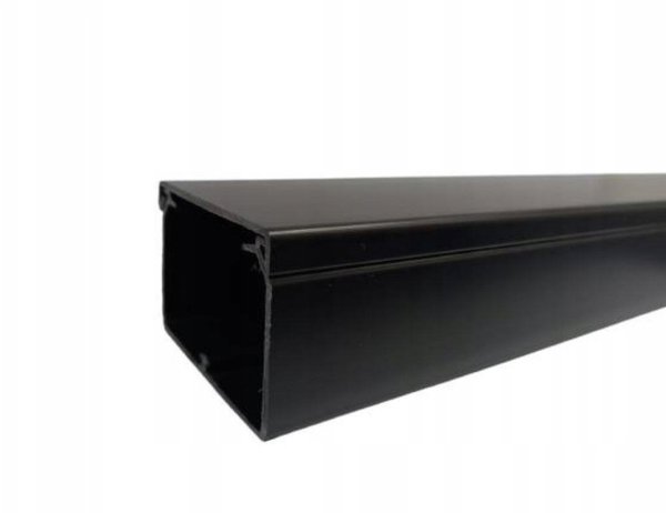 Listwa elektroinstalacyjna LS 90x60 EKO czarna odporna na UV 68622 /2m/