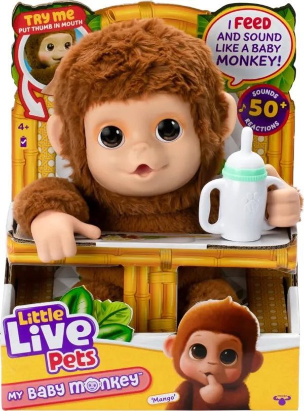 Little Live Pets Διαδραστικό Παιχνίδι Μαϊμού 26613