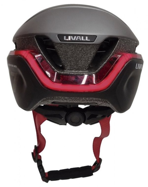 Livall EVO21 Έξυπνο Κράνος για Ηλεκτρικό Σκούτερ & Ποδήλατο με LED Φώτα, Ανίχνευση Πτώσης, Μαύρο, Μέγεθος L (58-62cm)