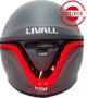 Livall Κράνος Μοτοσικλέτας με Bluetooth Ενδοεπικοινωνία, LED Φώτα & SOS, Μέγεθος 58-59 cm