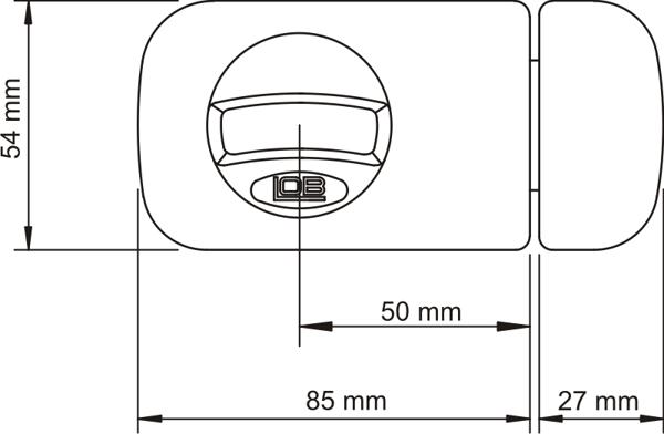 LOB Zamek wierzchni 50mm TB51