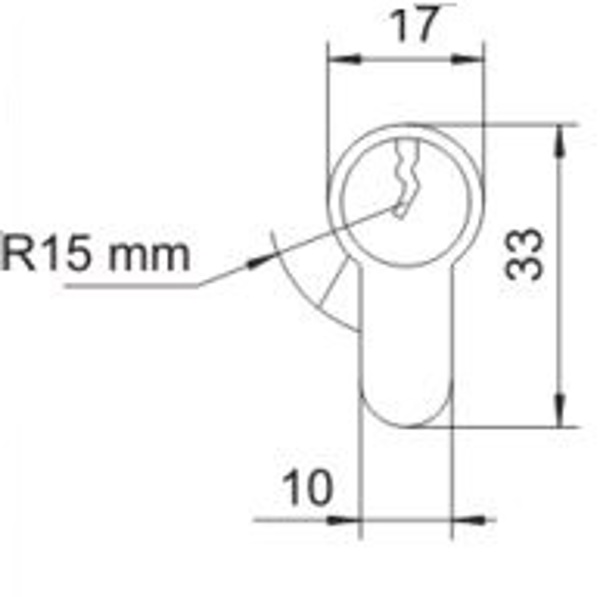 LOB Wkladka bebenkowa z galka WG-54 30x30mm mosiadz
