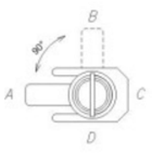 LOB Zamek kasetowy A1 chrom - ZKP41