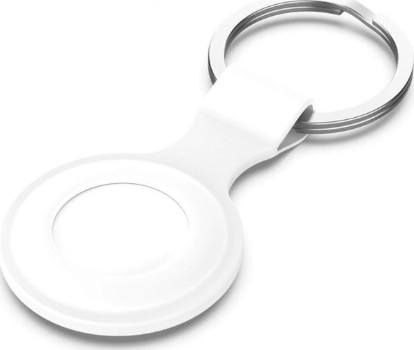 Loco Θήκη από σιλικόνη Loco Dot Silicone Apple AirTag Λευκό