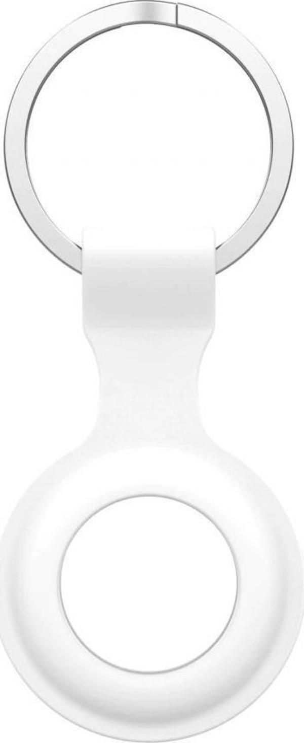 Loco Θήκη από σιλικόνη Loco Dot Silicone Apple AirTag Λευκό