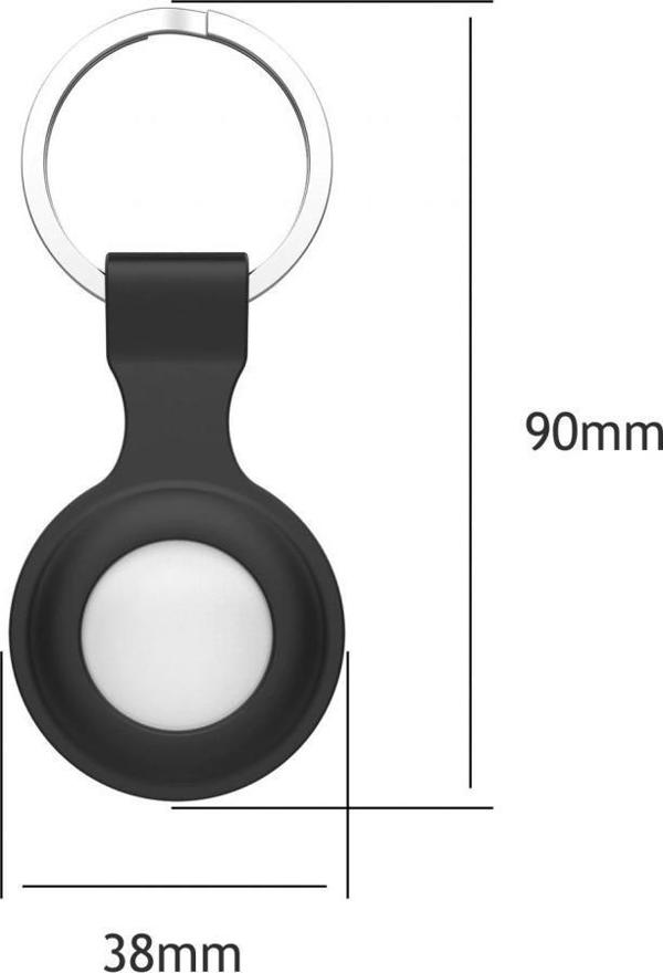Loco Θήκη από σιλικόνη Loco Dot Silicone Apple AirTag Λευκό