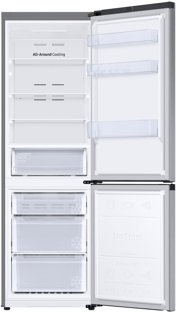 Samsung Ψυγείο RB34C600ESAEF Συνδυασμένο 344lt Inox