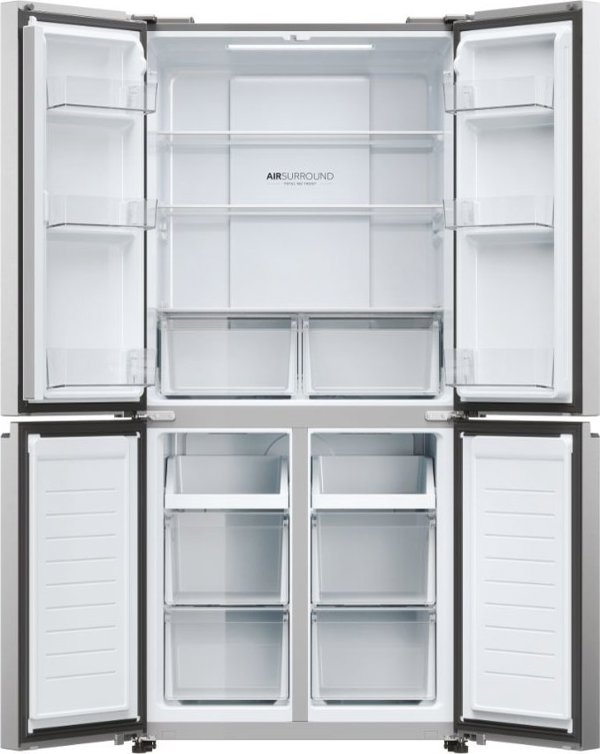 Haier ψυγείο συνδυασμένο Haier HCR3818ENMM 182cm ατσάλι
