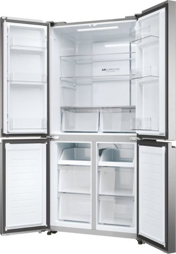 Haier ψυγείο συνδυασμένο Haier HCR3818ENMM 182cm ατσάλι