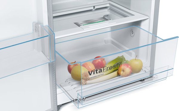 Ψυγείο Bosch KSV36CIDP ανοξείδωτο, ενεργειακή κλάση D, 346L, ύψος 186cm
