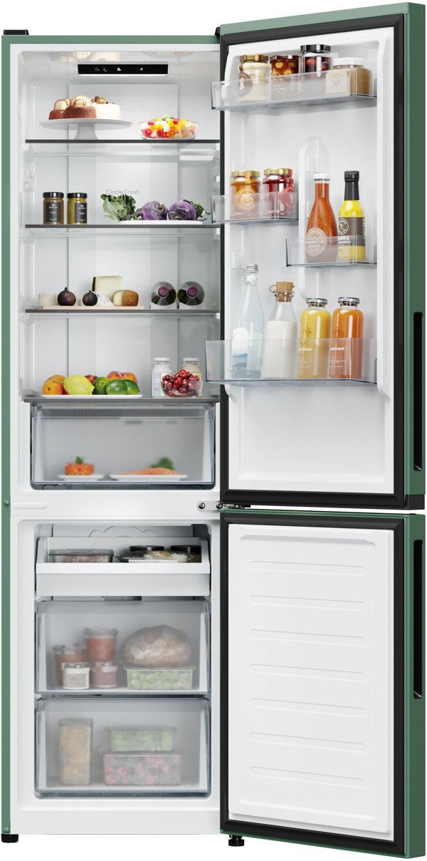 Candy ψυγείο Candy CNCQ2T518EG ελεύθερης τοποθέτησης 279 l, πράσινο