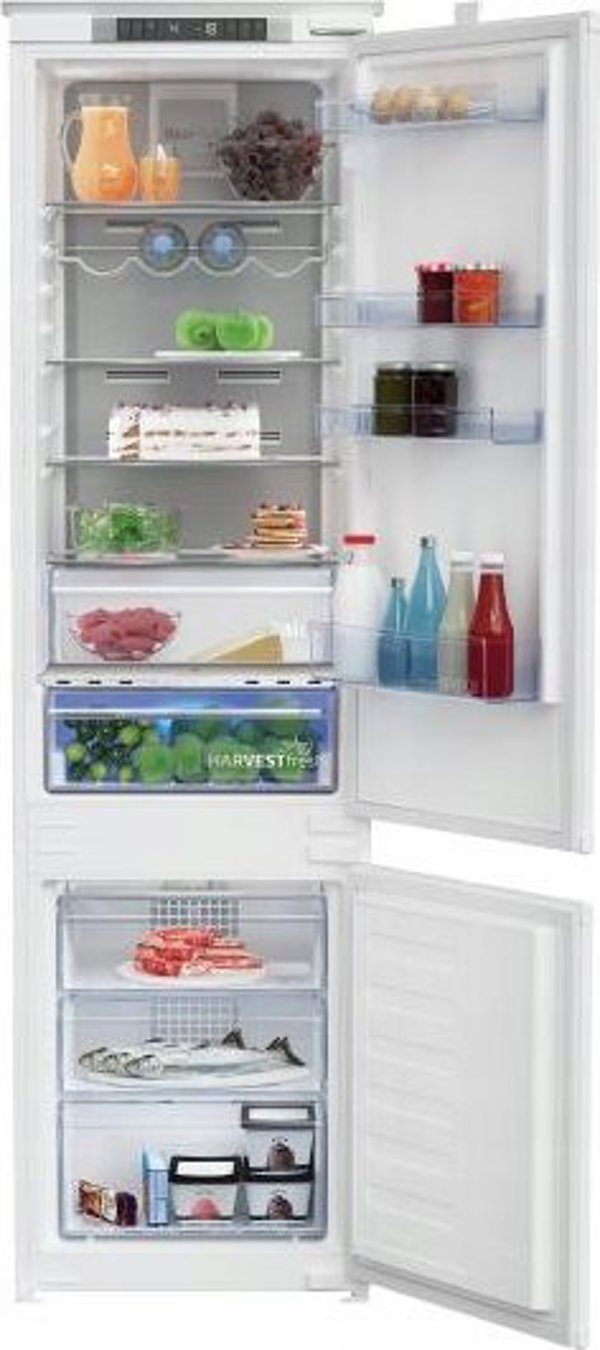 Beko BCNA 306E4ZSN Εντοιχιζόμενο Ψυγείο No-Frost, 4 Αστέρων, 2 Θερμοστάτες, Πλάτος 54cm
