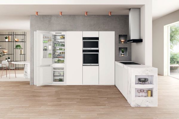 Ψυγείο Whirlpool WHC20 T352 Εντοιχιζόμενο Δίπορτο NoFrost, 400lt, Ενεργειακή Κλάση D