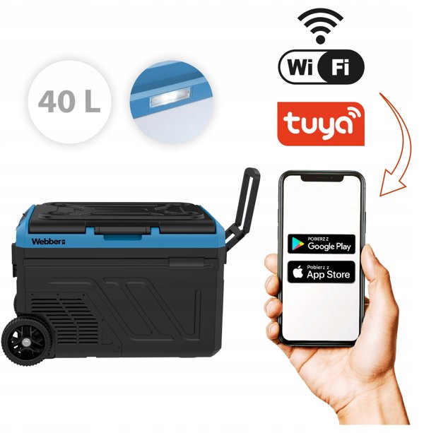 Lodowka kompresorowa zamrazarka turystyczna samochodowa 12V/230V 40L Smart