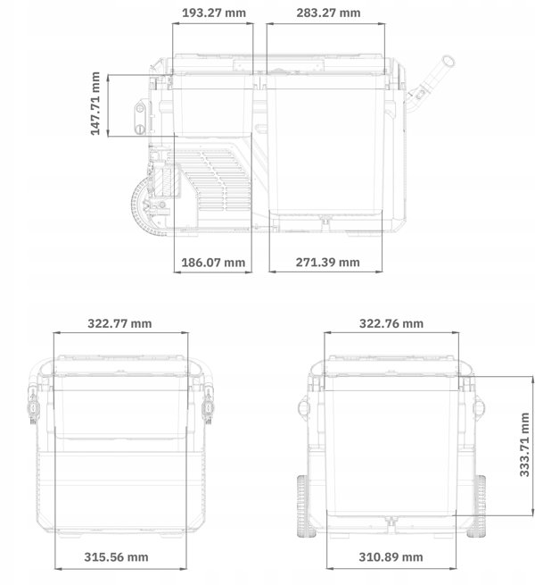 Lodowka kompresorowa zamrazarka turystyczna samochodowa 12V/230V 40L Smart
