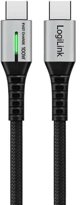 LogiLink USB-C 480 Mb/s, 100W 3.0m w oplocie czarny