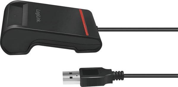 LogiLink CR0047 Smart Card Reader USB 2.0 - Μαύρο