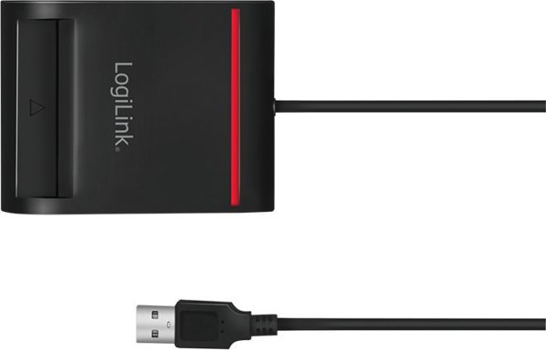 LogiLink CR0047 Smart Card Reader USB 2.0 - Μαύρο