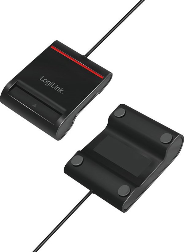 LogiLink CR0047 Smart Card Reader USB 2.0 - Μαύρο