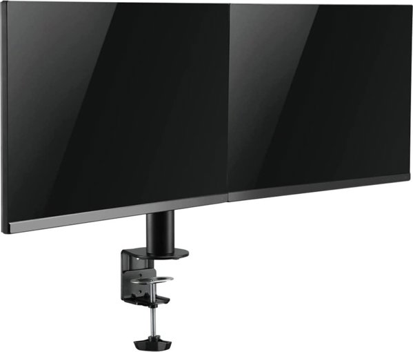 LogiLink BP0106 Επιτραπέζια Βάση για 2 Οθόνες 17" - 32", Ρυθμιζόμενος Βραχίονας Γραφείου